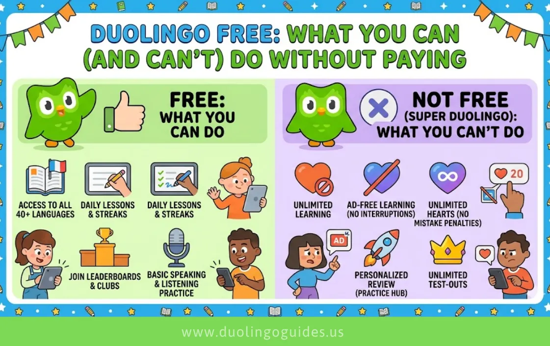 Duolingo Free What You Can (and Can’t) Do Without Paying