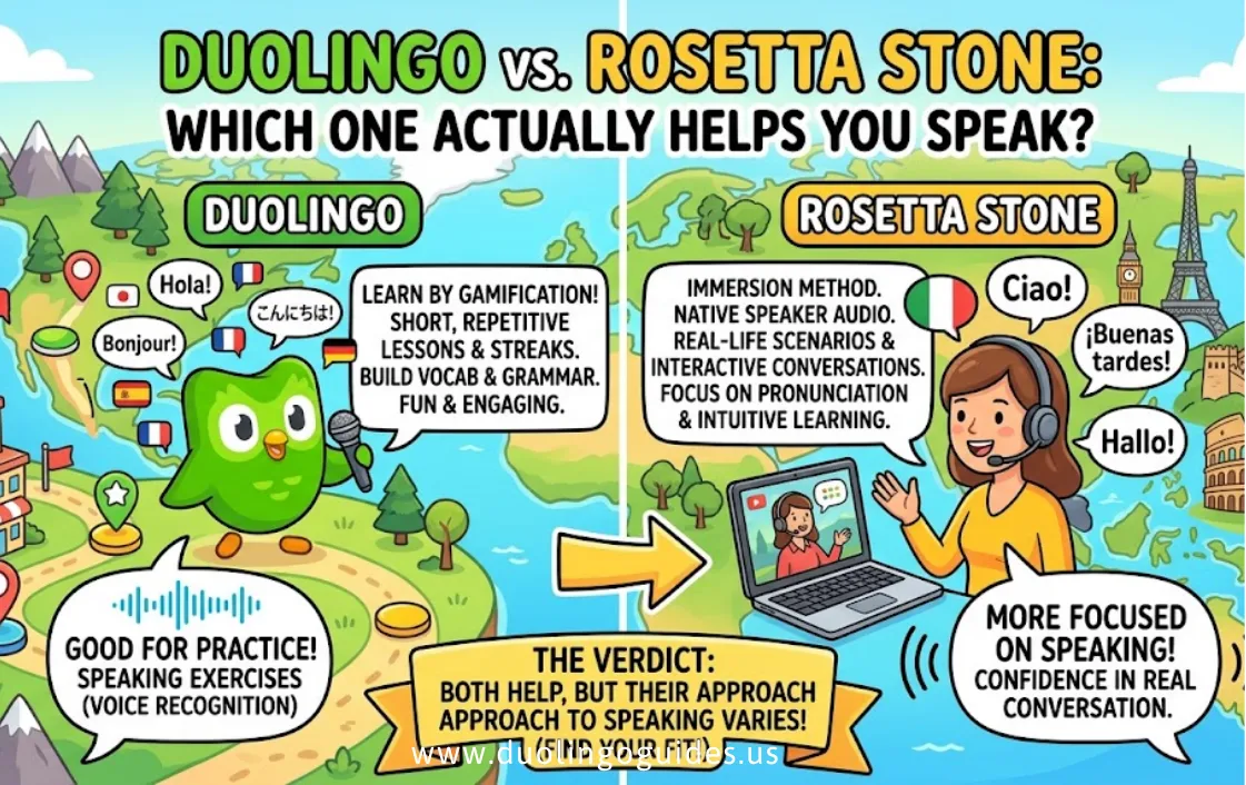 Duolingo vs Rosetta Stone Which One Actually Helps You Speak
