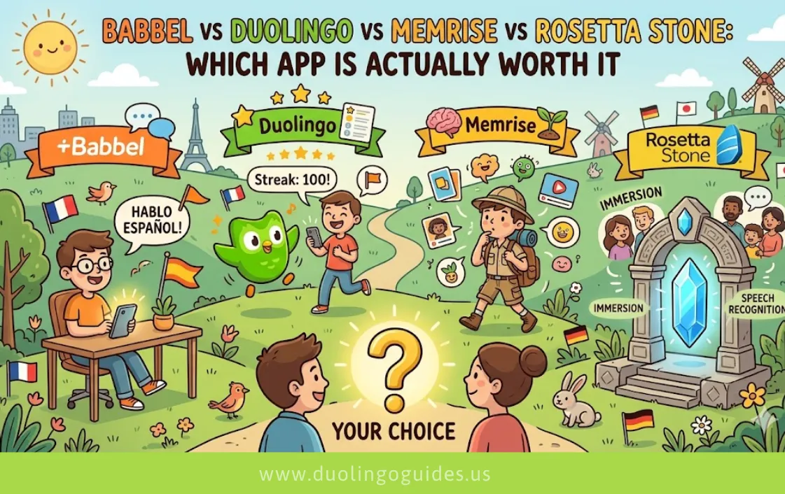 babbel vs duolingo vs memrise vs rosetta stone which app is actually worth it