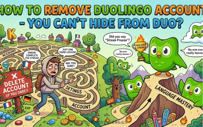 how to remove duolingo account - you can’t hide from duo