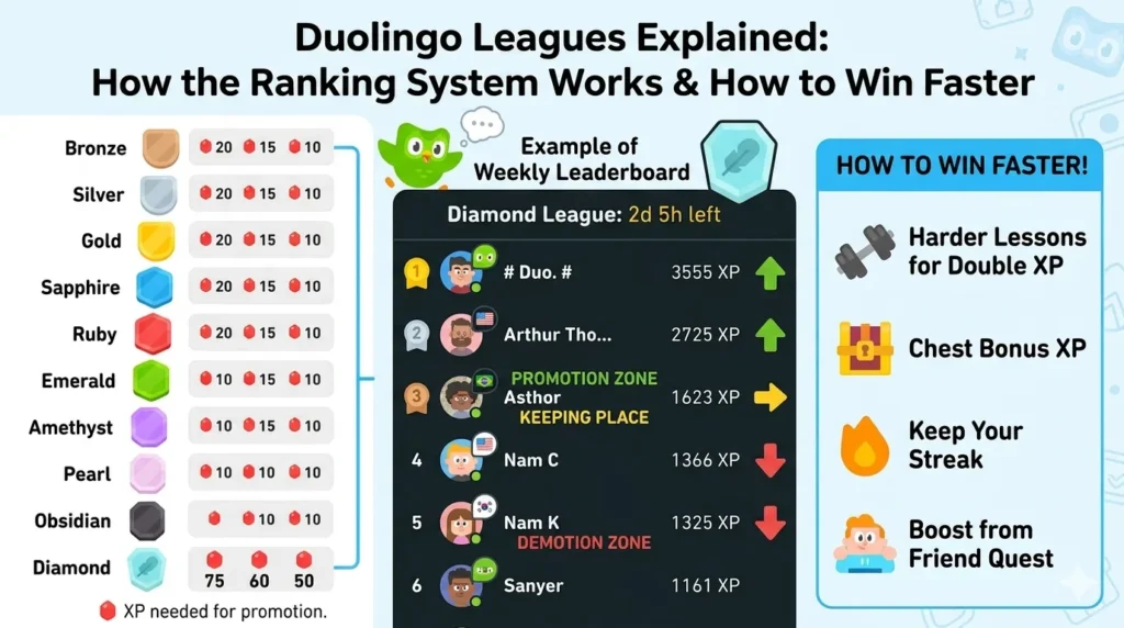 Duolingo Leagues Explained