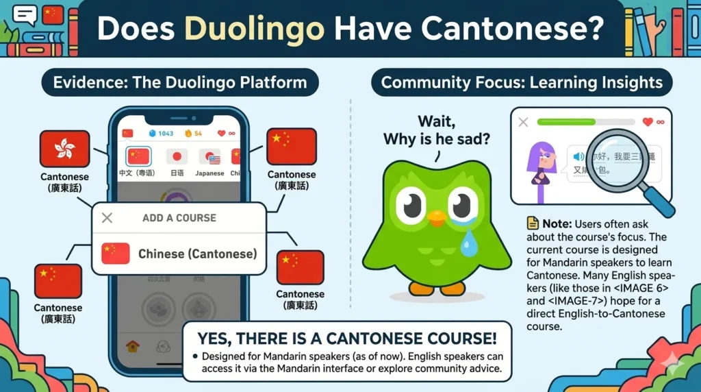 does duolingo have cantonese