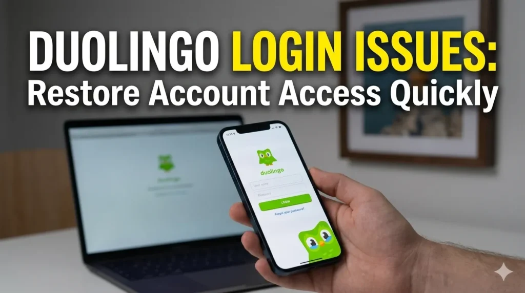 duolingo login issues restore account access quickly