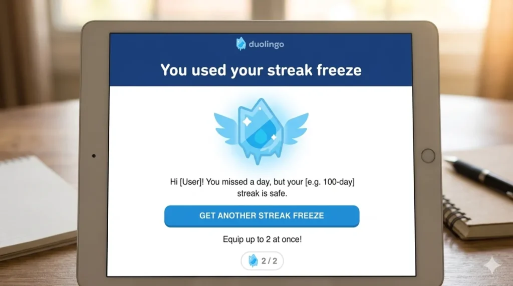 duolingo streak freeze explained