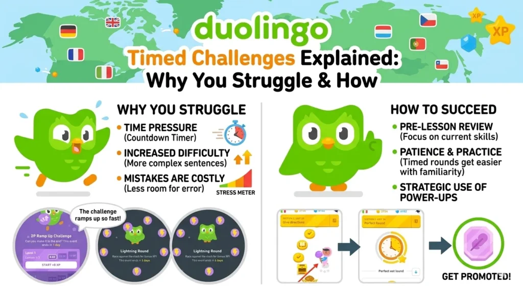 duolingo timed challenges explained why you struggle