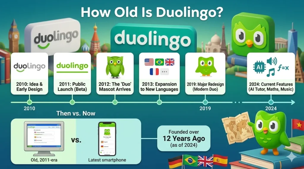how old is duolingo app