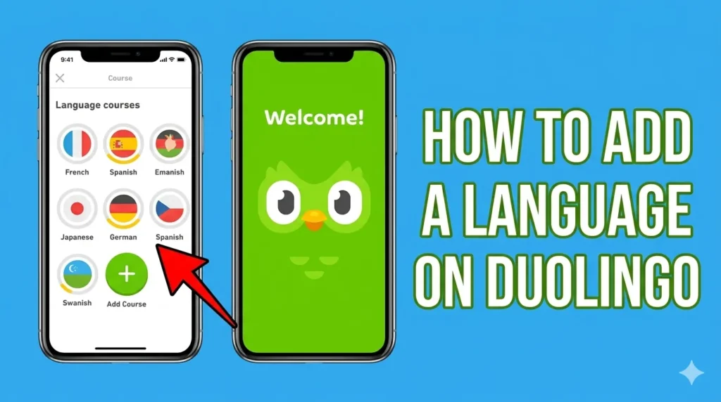 how to add a language on duolingo
