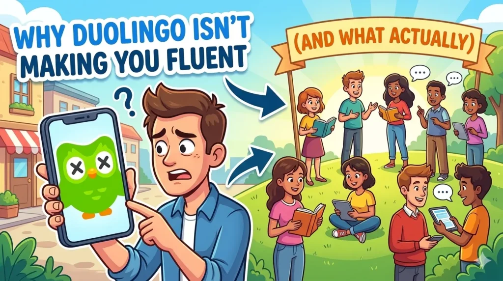 why duolingo isn’t making you fluent (and what actually)